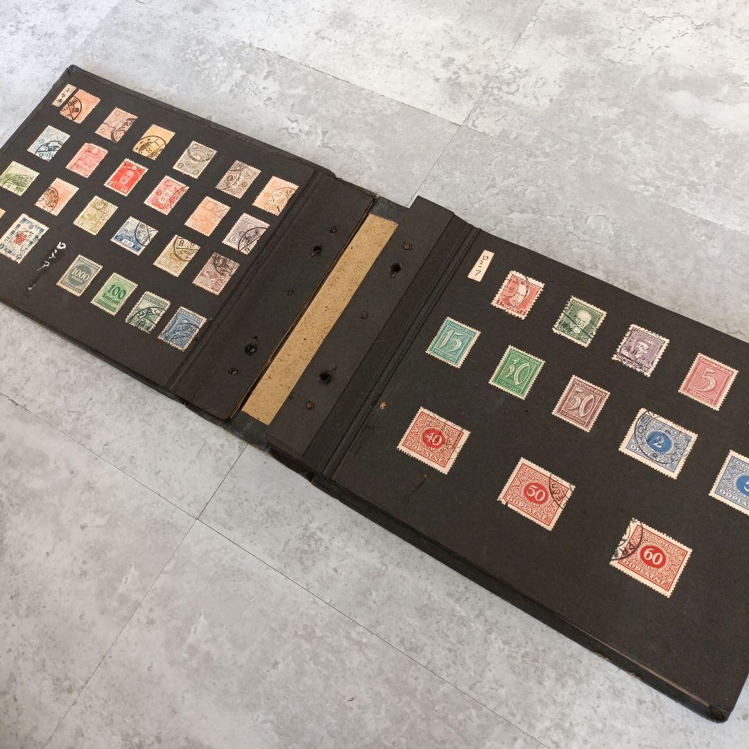 切手収集アルバム　アンティーク　ヴィンテージ　骨董　第日本帝国