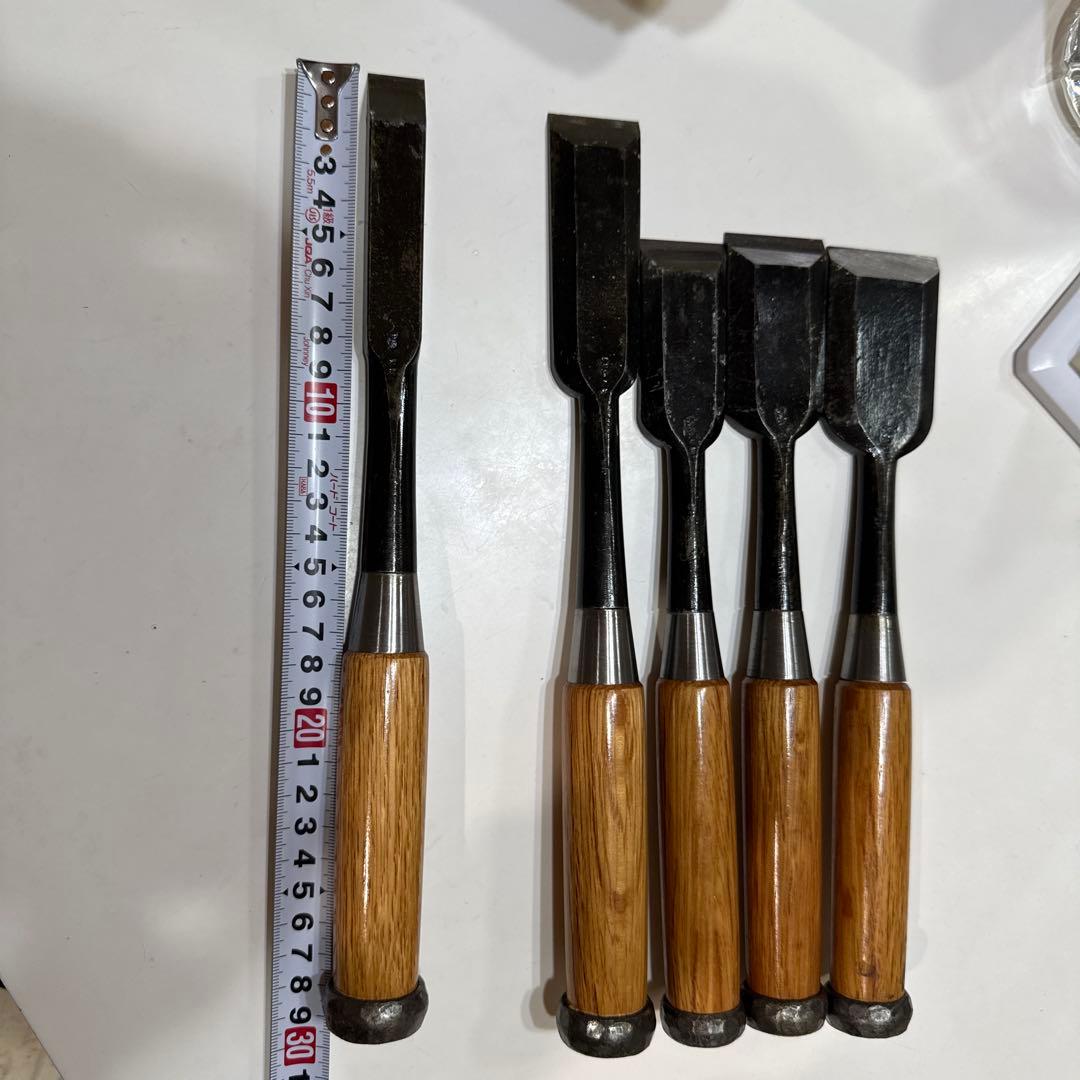 左久作　叩き鑿　5本セット
