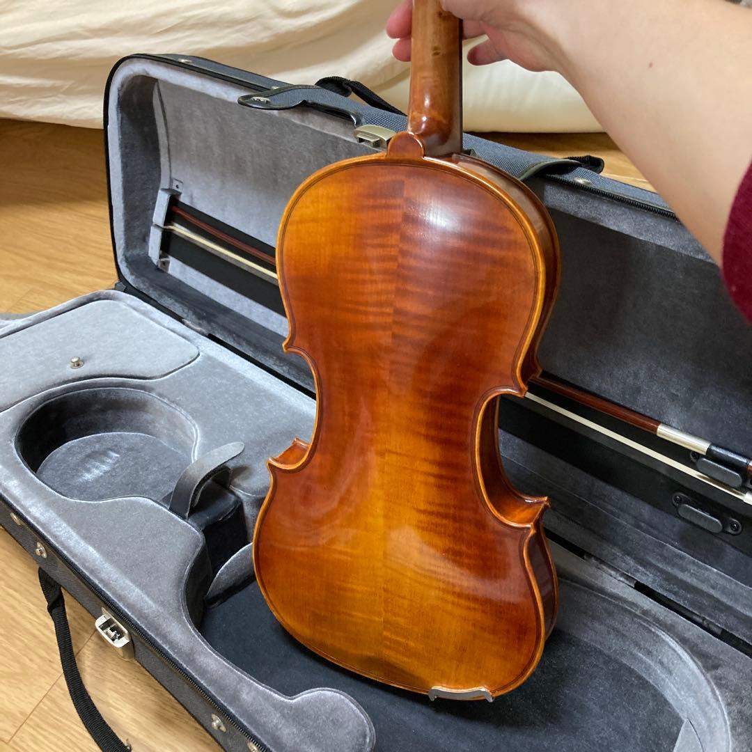 み*ち様 ケースクロス説明書付き！ヤマハ V7G 4/4 バイオリン 2013年