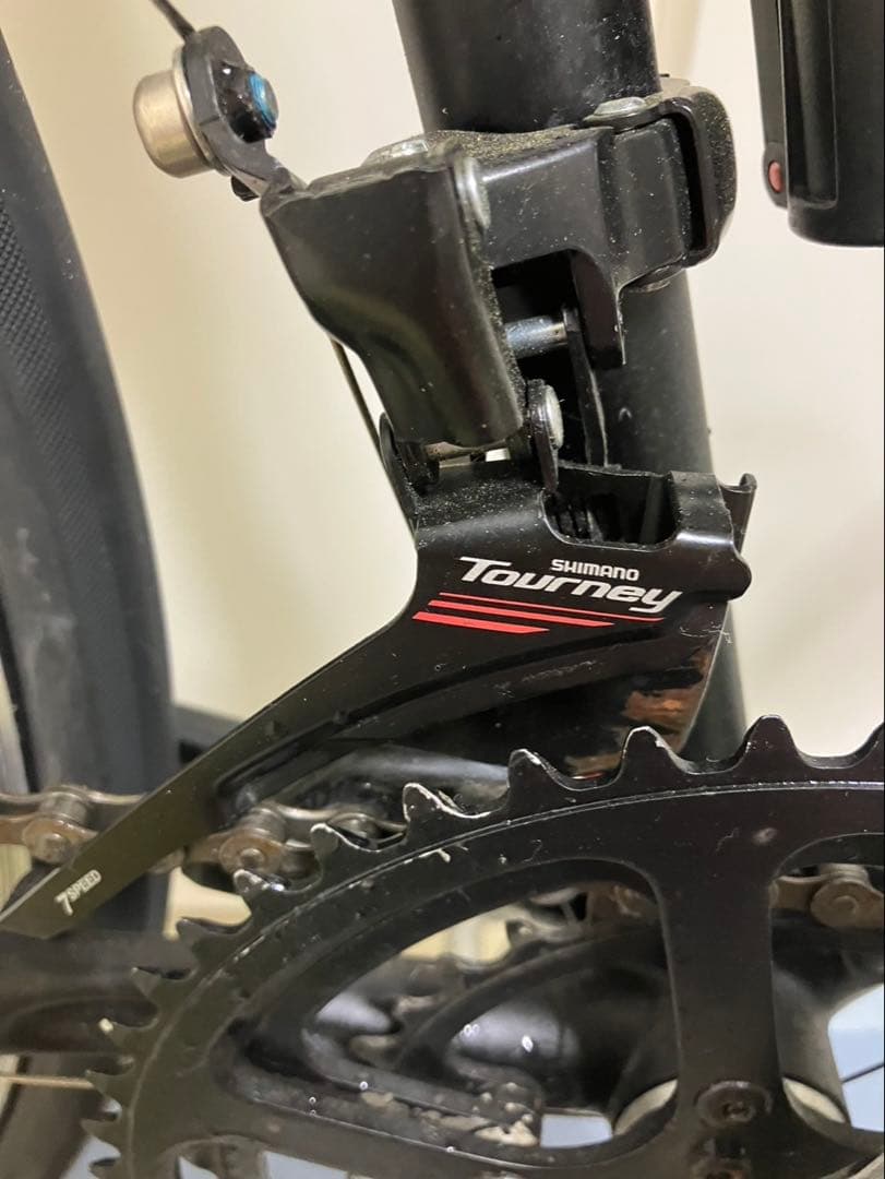 Panasonic 黒 クロモリ ロードバイク 700C