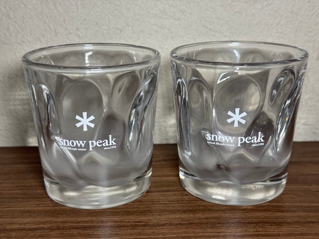 廃番 スノーピーク ROCK ICE PAIR ロックアイスペア ロックラス2個