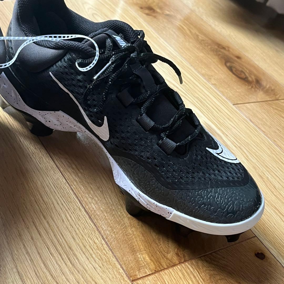 27cm　ナイキ　野球　ポイント　スパイク　黒　Alpha Huarache