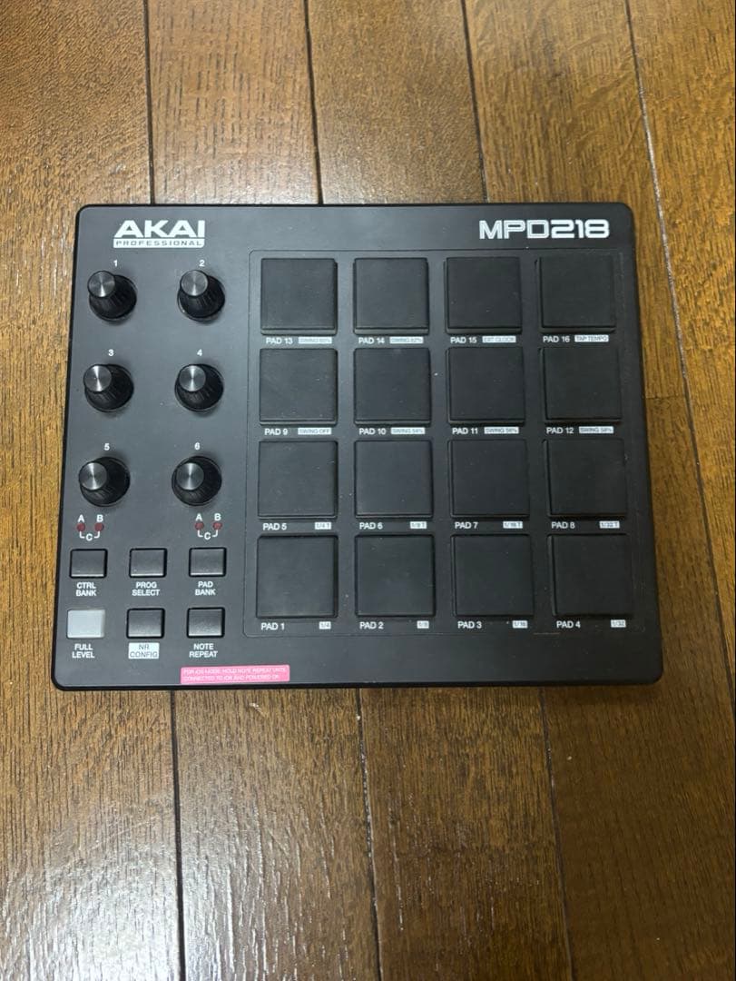 ・_・　AKAI MPD218 MIDI パッド DTM ビートメイク