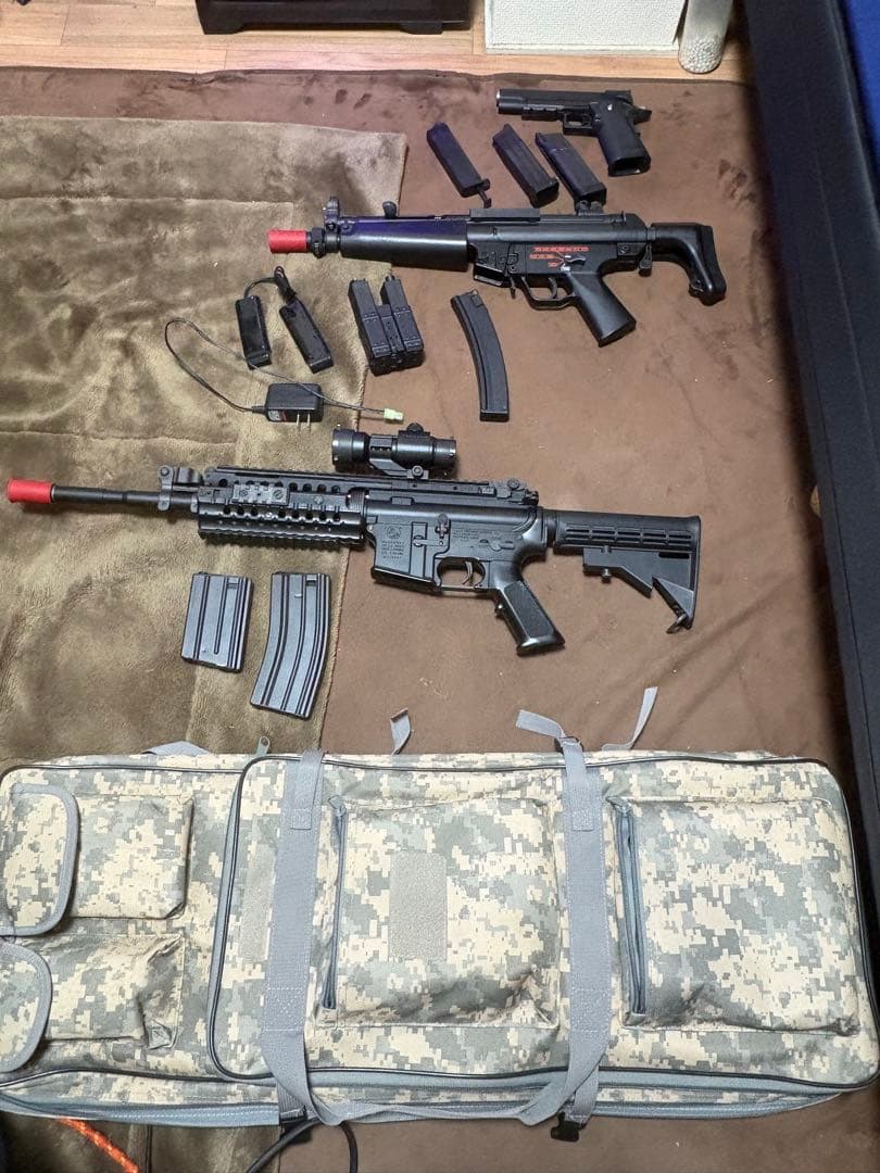 サバゲー中級者ワンセット(ガンバッグ1式）個別販売可 値下げしました