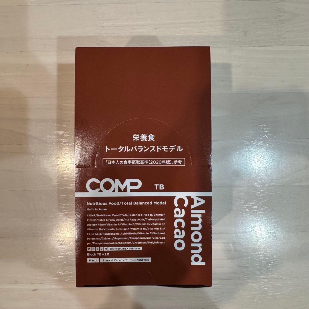 COMP Block 4箱セット 完全食 コンプ ブロックアーモンドカカオ TB