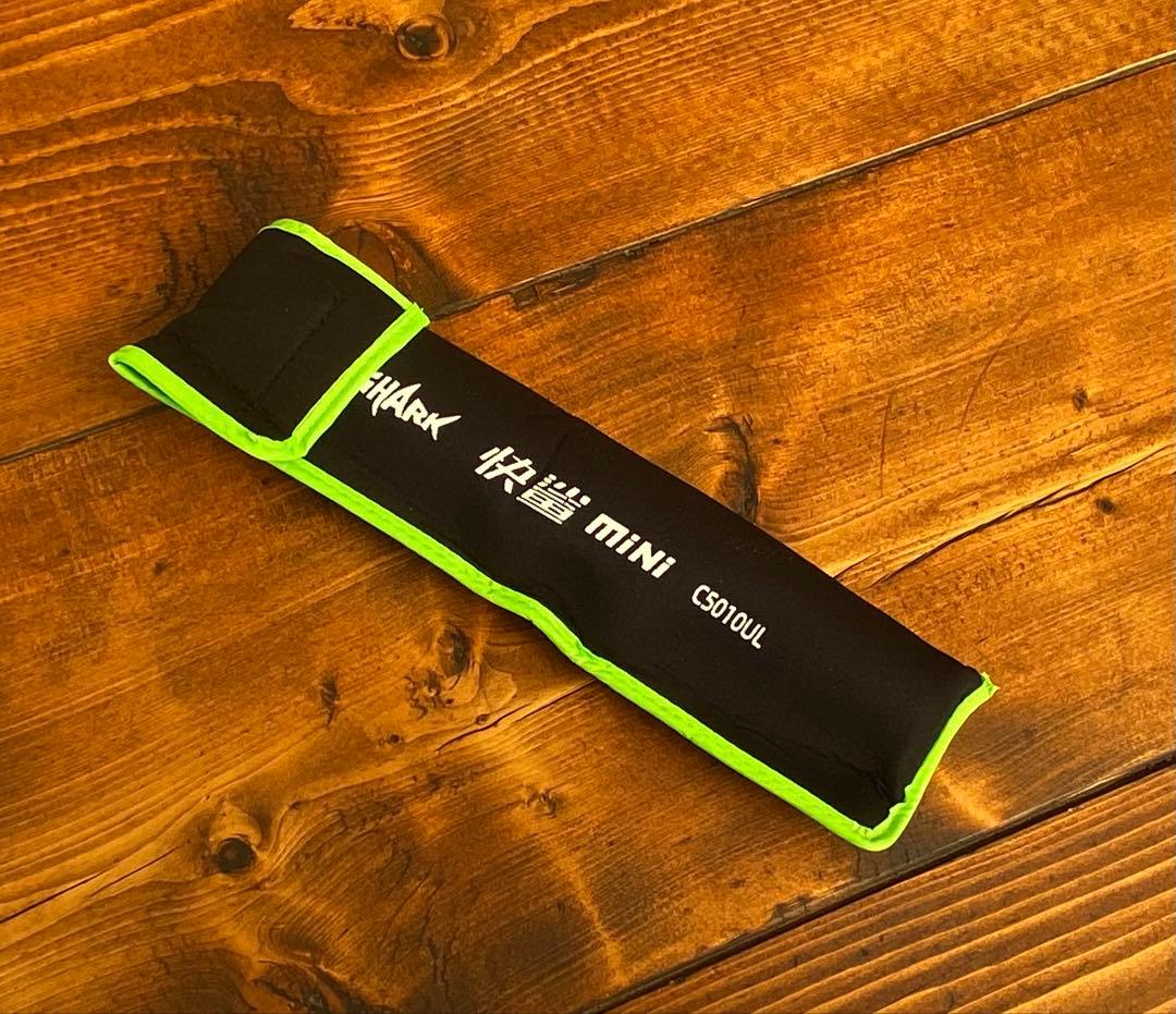 超コンパクト　トラウトロッド　5ft ベイトロッド グリーン　渓流釣り　テレスコ