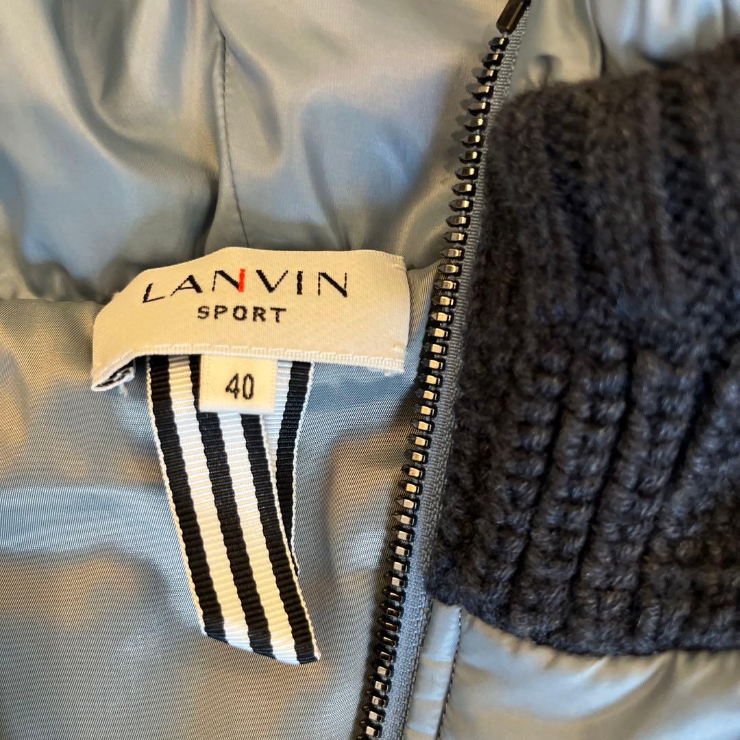 ランバンスポール フード付きニットアウター