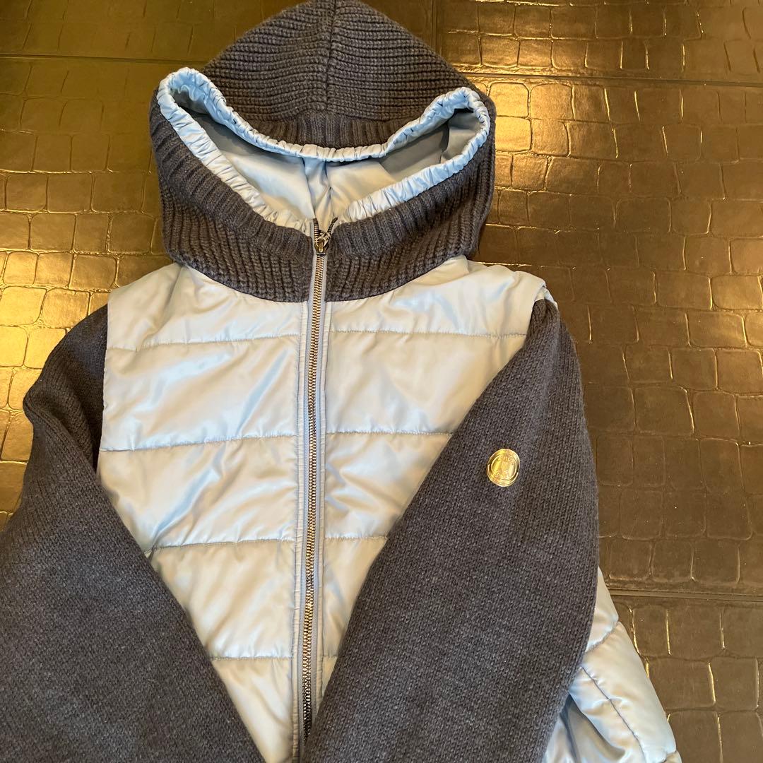 ランバンスポール フード付きニットアウター