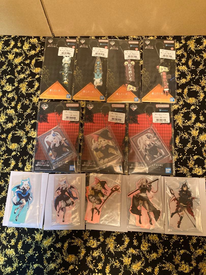 一番くじ ホロライブ フィギュア　白上フブキ　獅白ぼたん　角巻わため