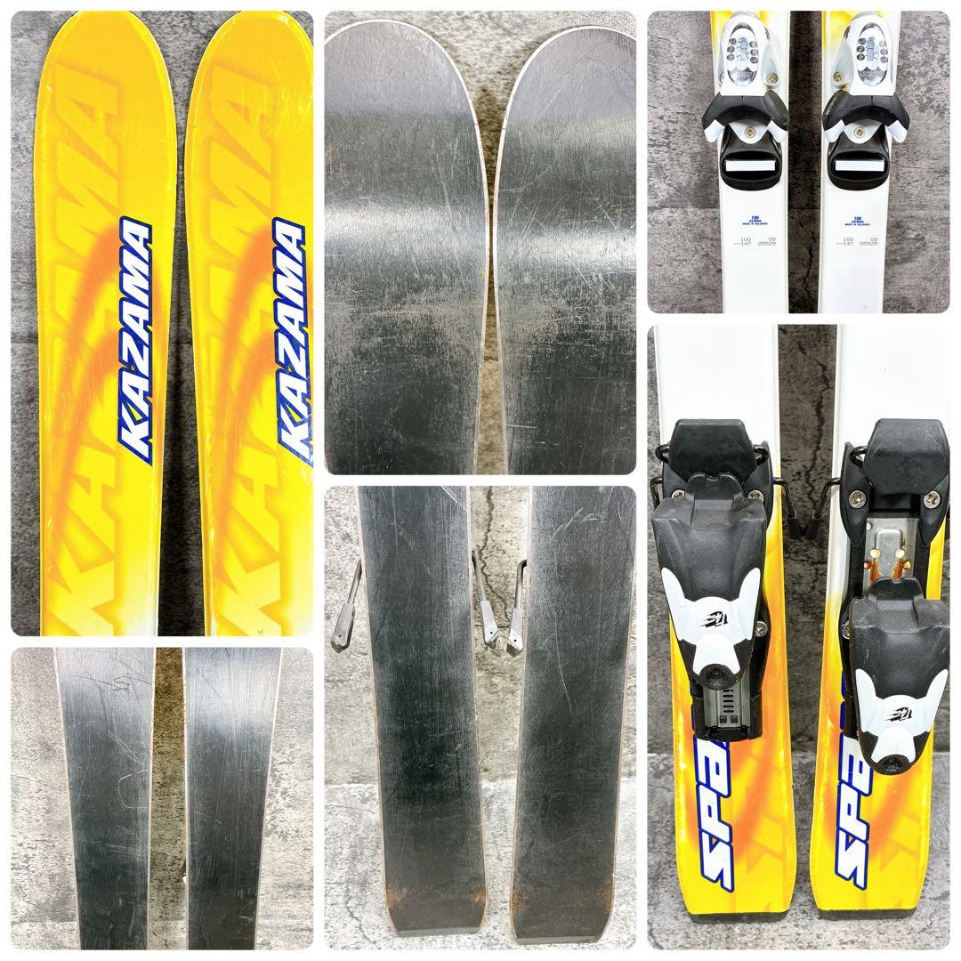 KAZAMA Jr. スキーセット 100cm 72cm 21cm イエロー