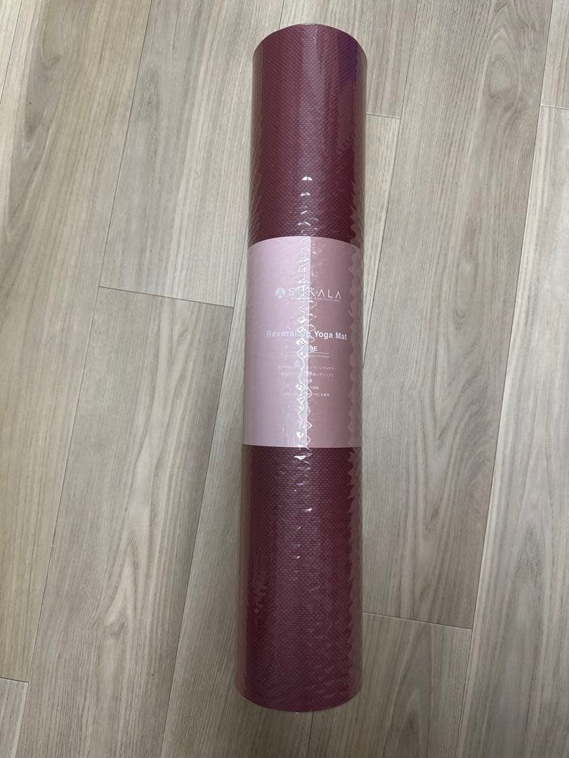 【新品・未使用】リバーシブルヨガマット SUKALA 6mm ピンク