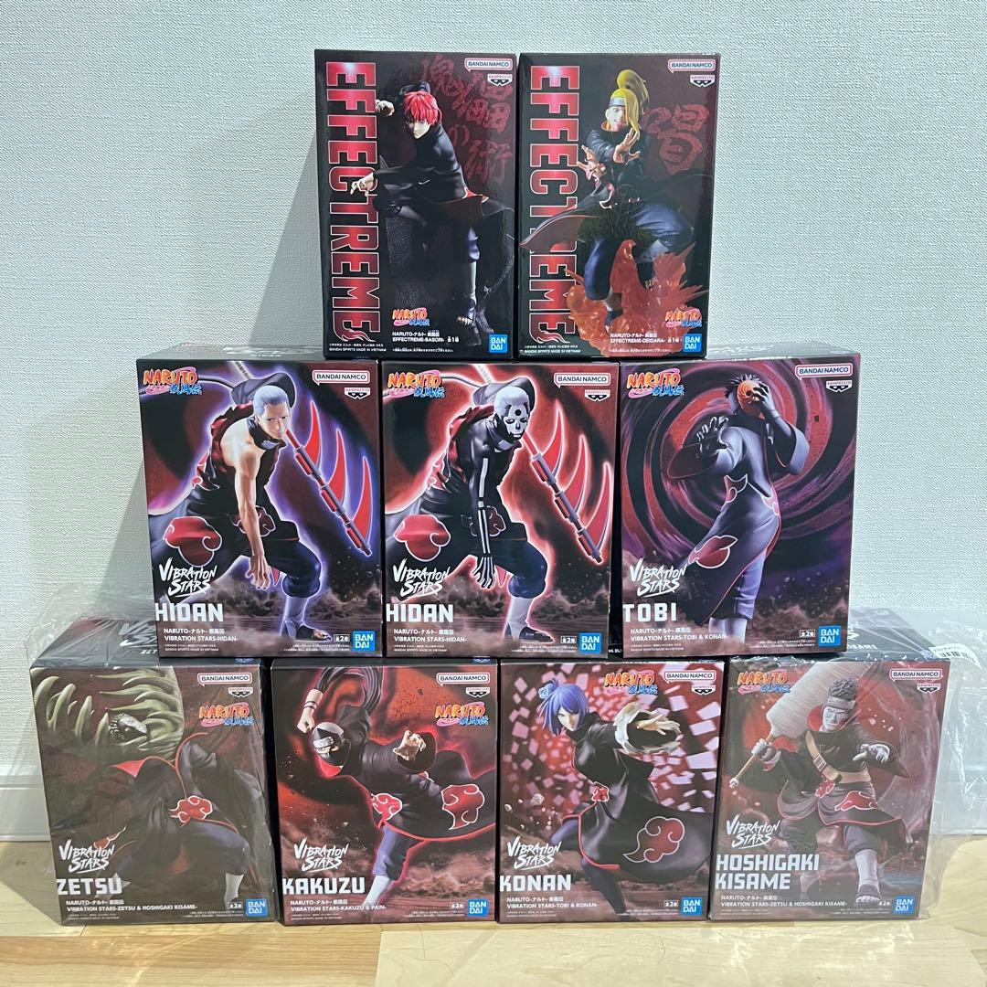 NARUTO 暁 フィギュア 9体セットまとめ売り