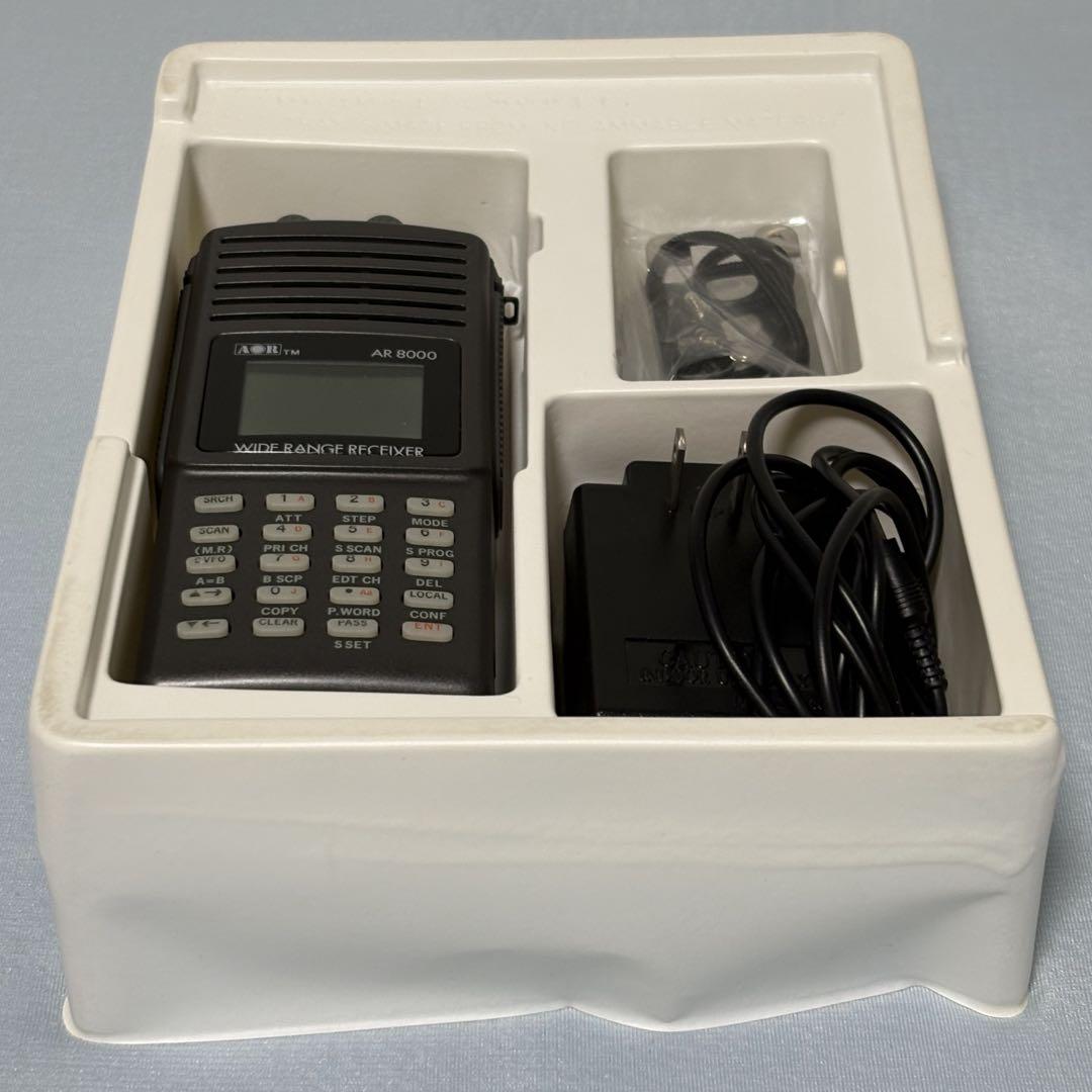 AOR AR8000 ワイドバンドレシーバー ＋ AH-210R ロッドアンテナ