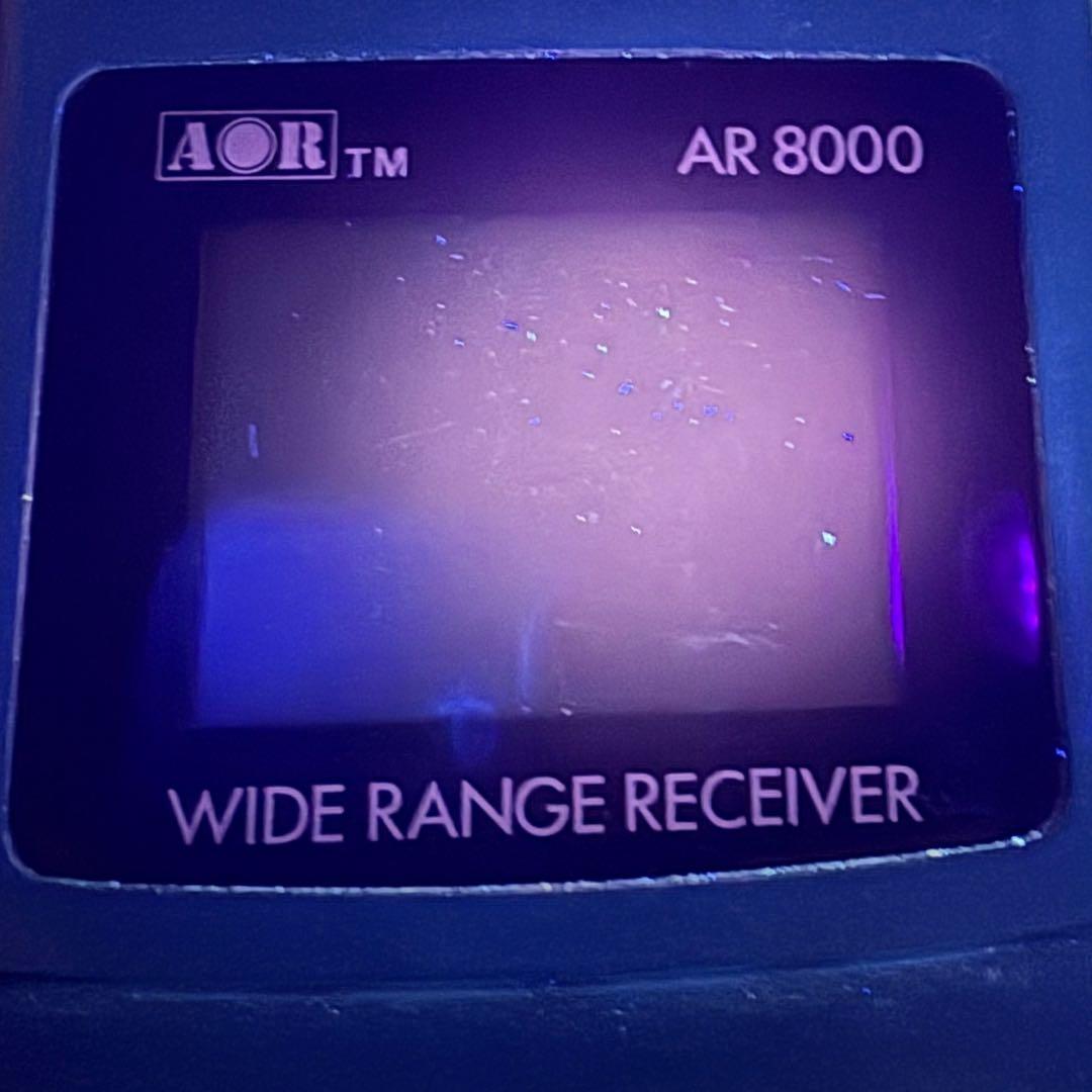 AOR AR8000 ワイドバンドレシーバー ＋ AH-210R ロッドアンテナ