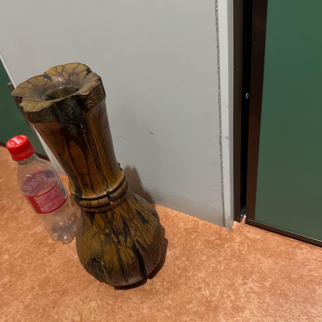 菊花木無垢 花瓶