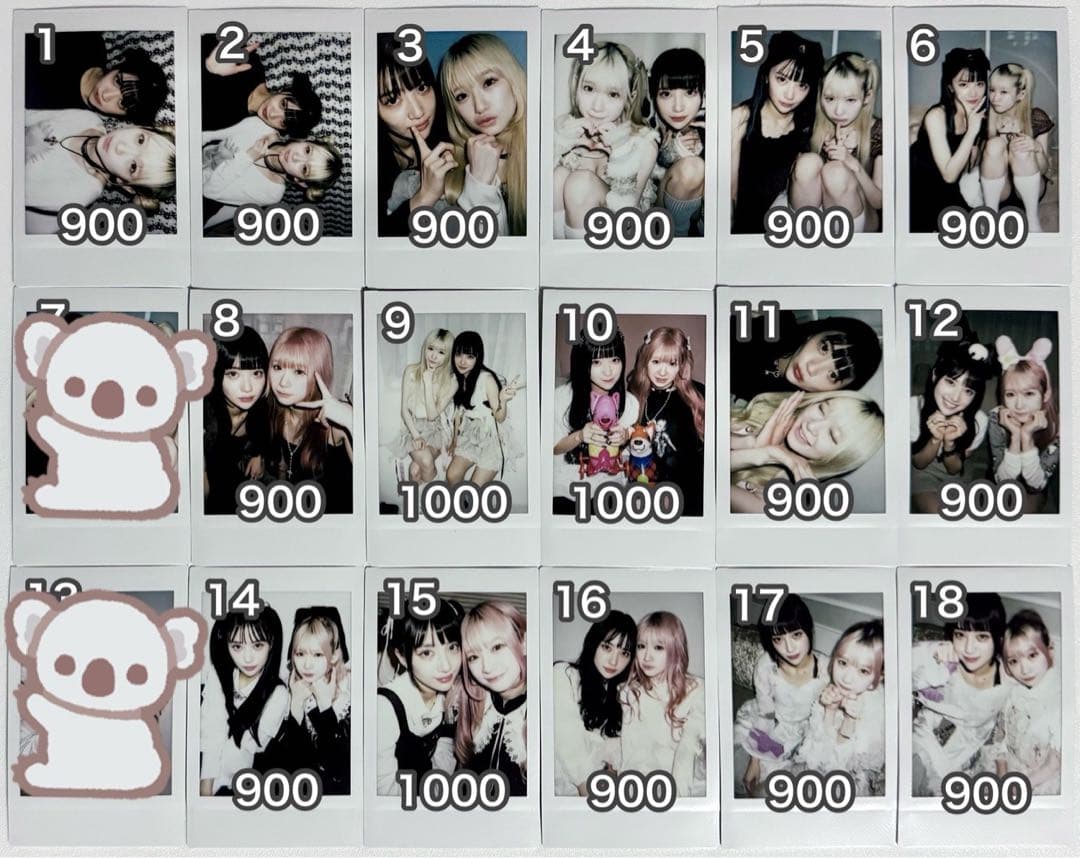 REIRIE 黒宮れい 金子理江 チェキ