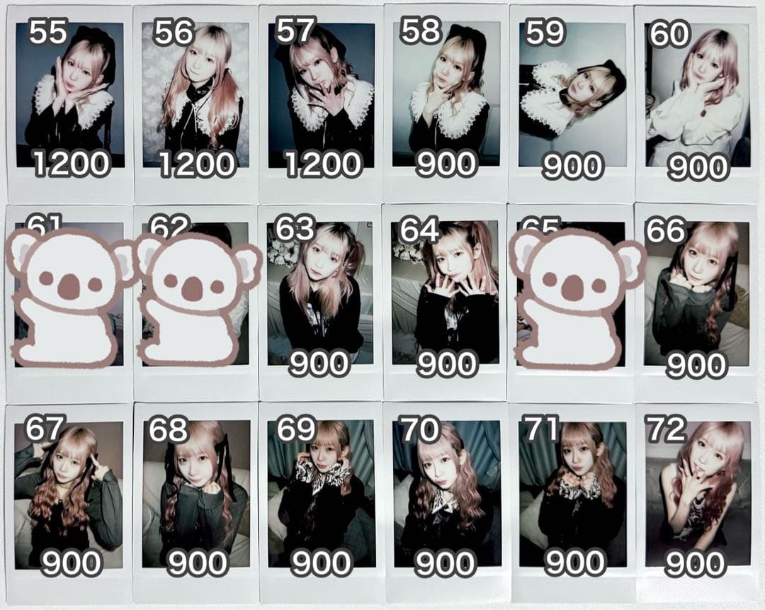 REIRIE 黒宮れい 金子理江 チェキ