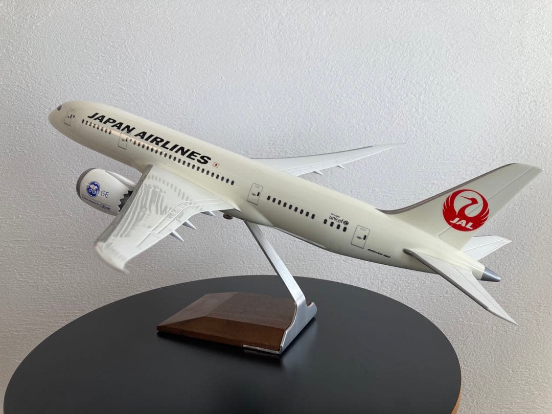 【超レア】PACMINパックミンJALB787-8 1/100デスクトップモデル