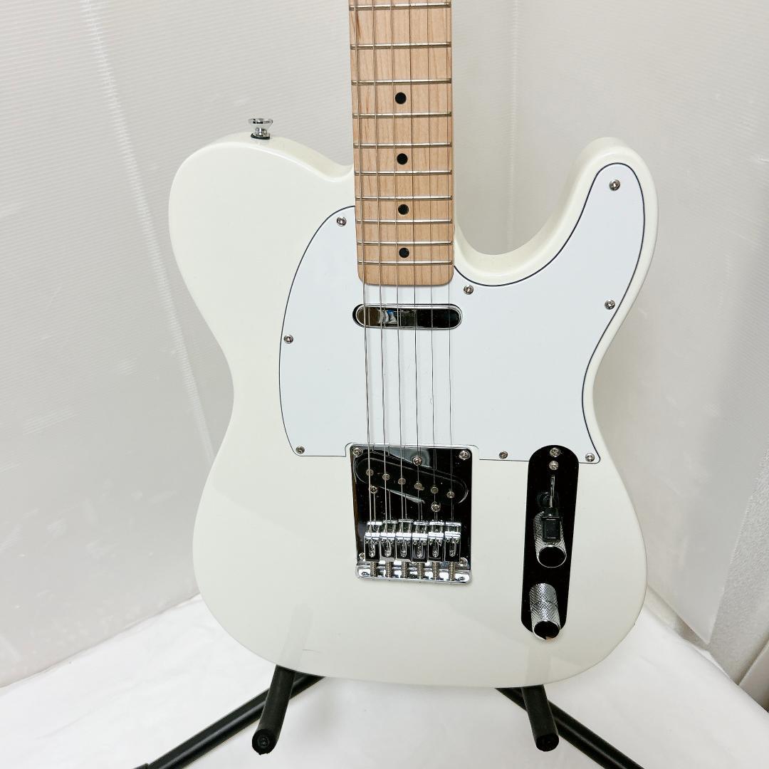 美品 Squier スクワイヤー Telecaster テレキャスター ホワイト