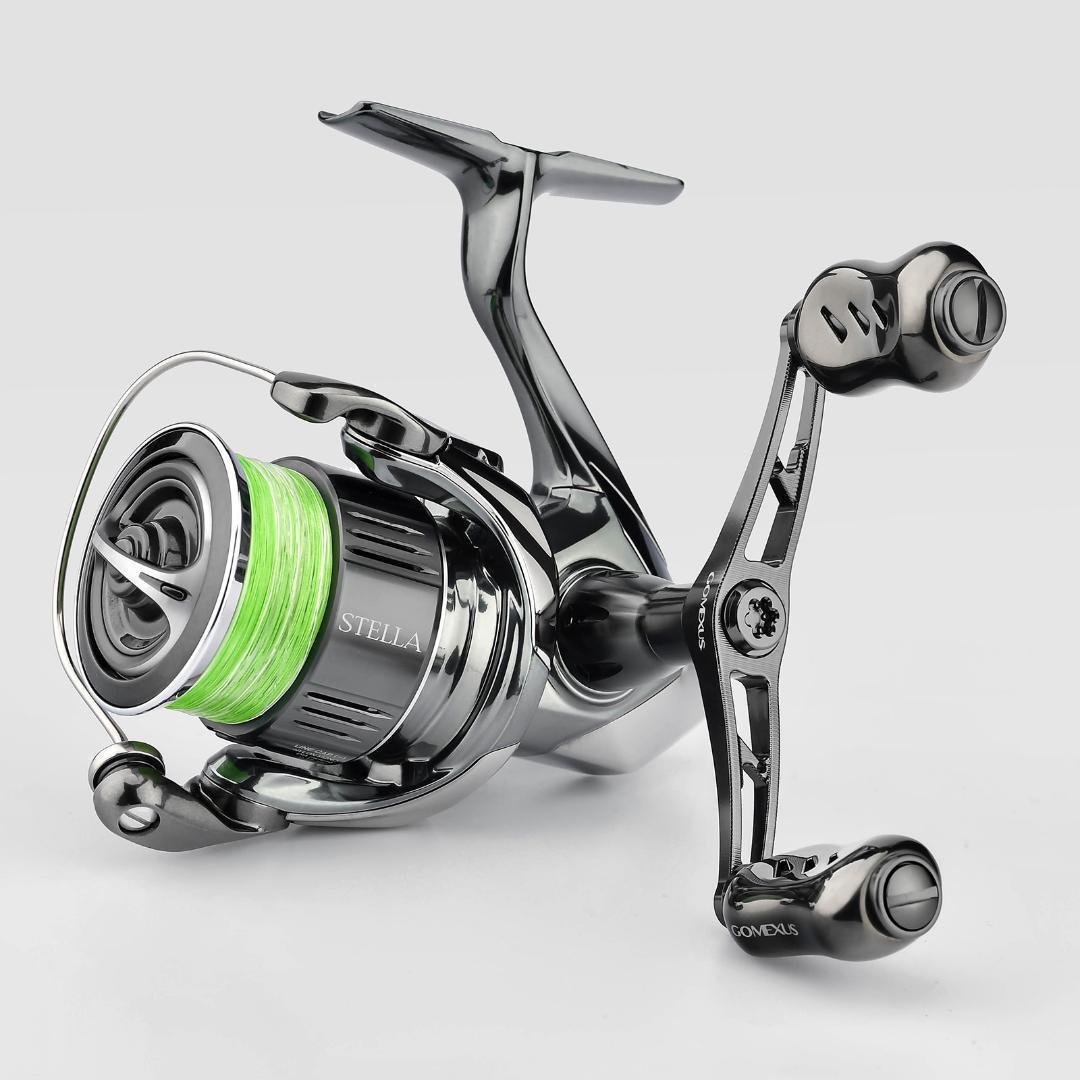 ゴメクサス　リールハンドルノブ　ステラシルバー　シマノ・ダイワ用