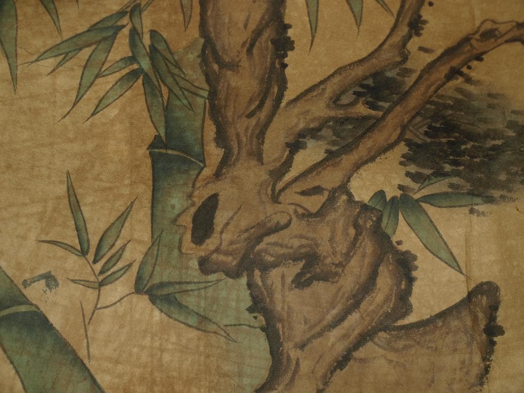 中国明時代の絵　激安骨董品　肉筆保証BD081A2-4