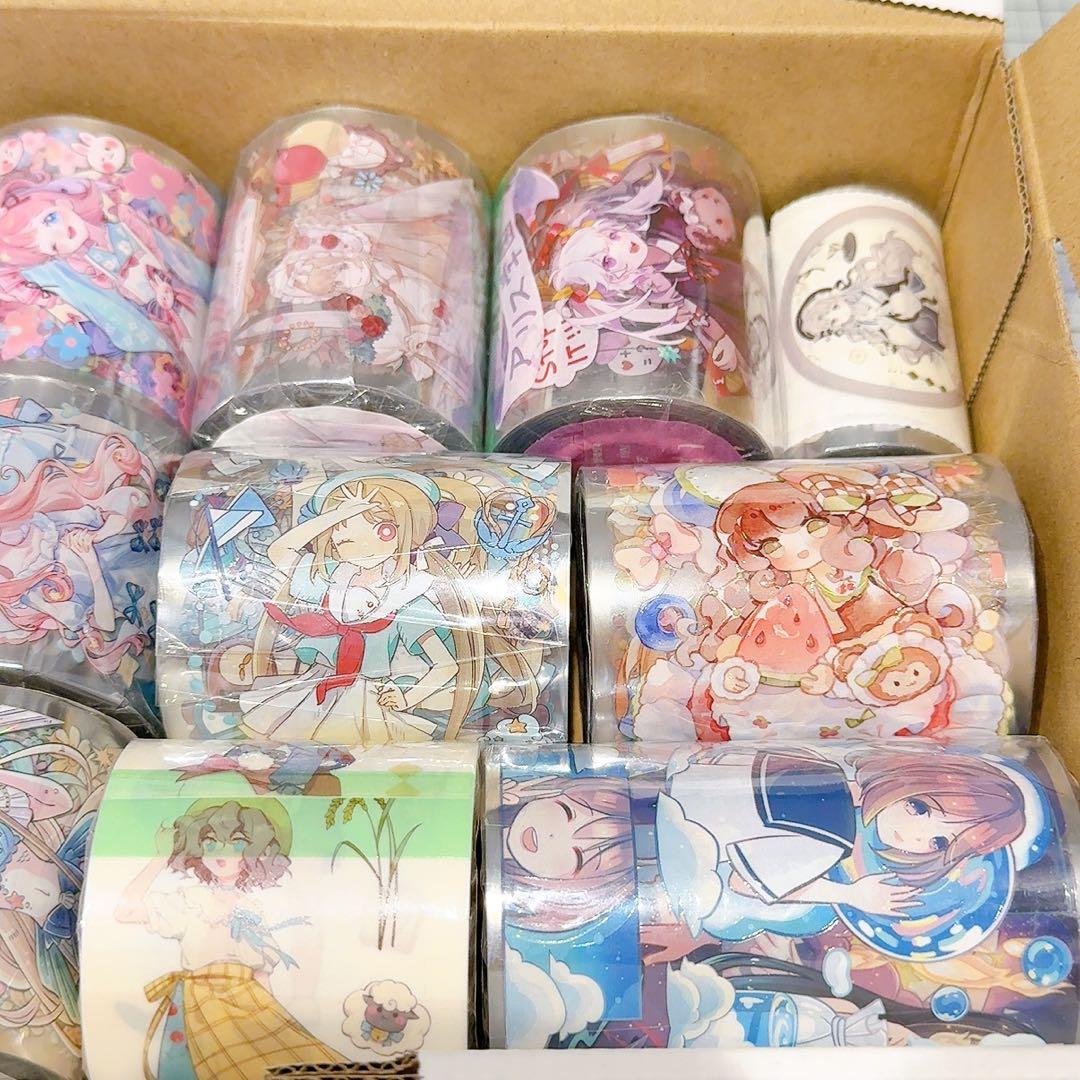 【かわいい系多め】人物マステ 13巻 新品 まとめ売り 海外マステ