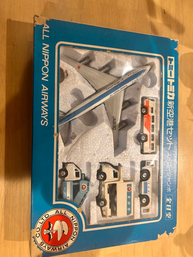 トミー　トミカ新空港セット スーパージャンボ 全日空　レア　当時物