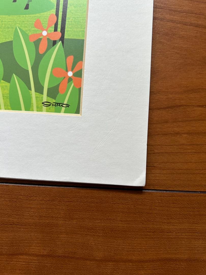 Shag disney 50周年 限定 アドベンチャーランド プリント ポスター