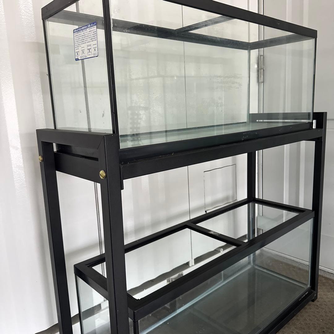 【神戸市須磨区引き取り品】90cm水槽と水槽台セット