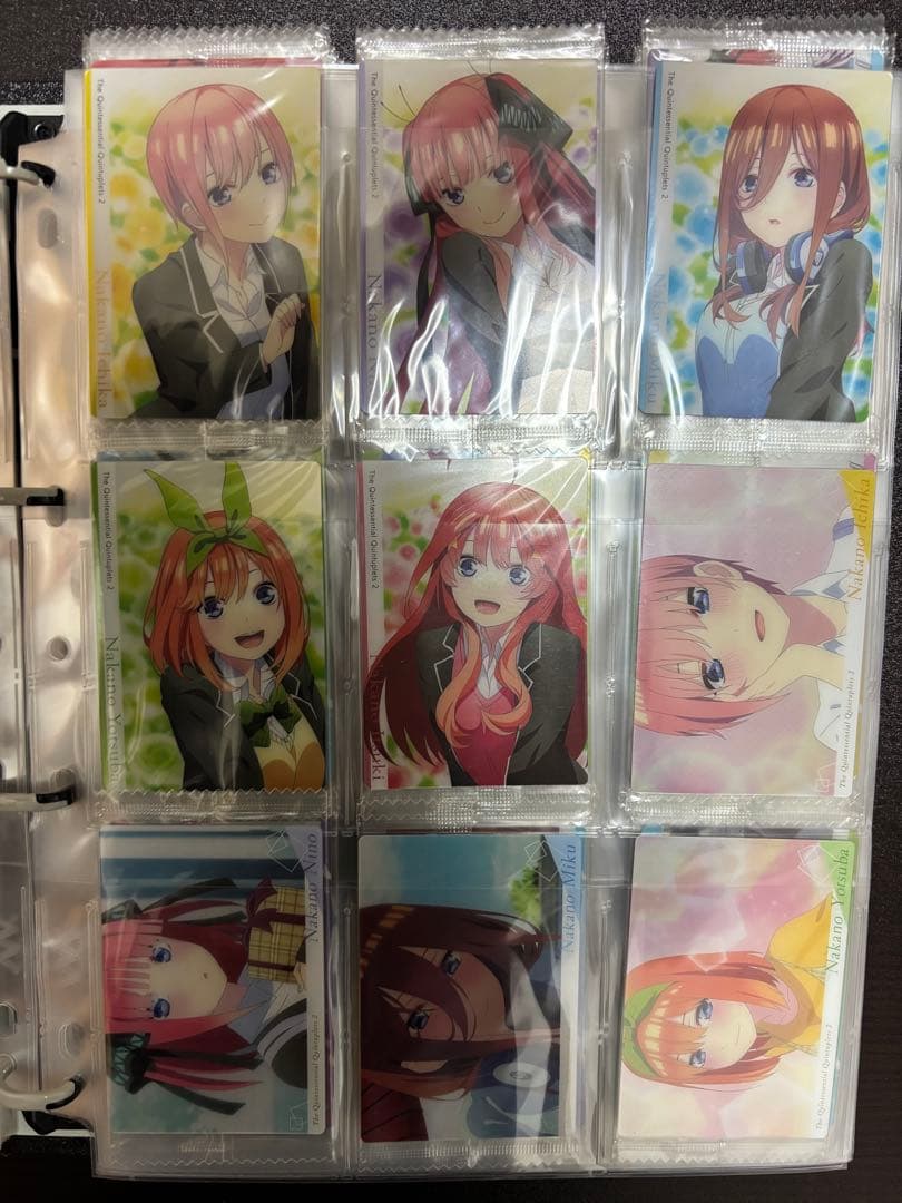 五等分の花嫁ウエハース　過去弾全てフルコンプリート品　未開封品