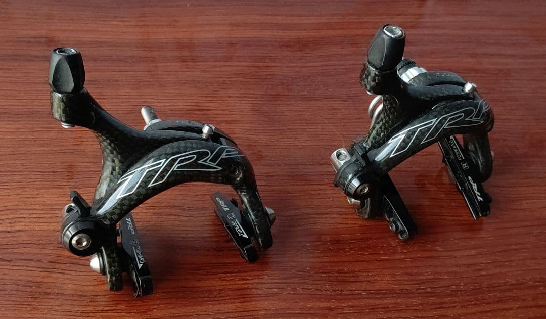 中古 TRP R950 SLカーボンキャリパーブレーキセット ブラック