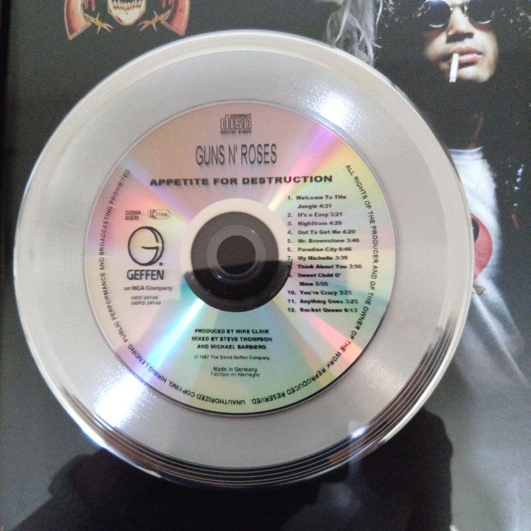 Guns'n'Roses Plutinum Disc.額装品