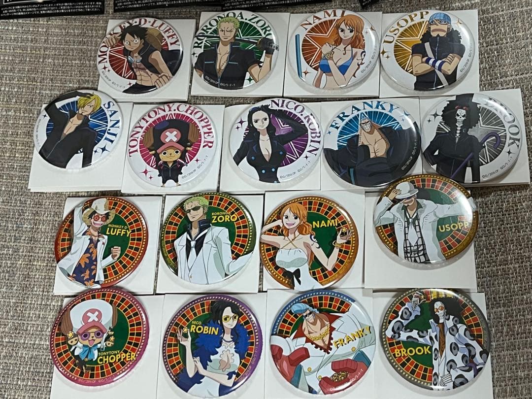 ワンピース FILM GOLD キャラバッジコレクション 輩 セミコンプセット