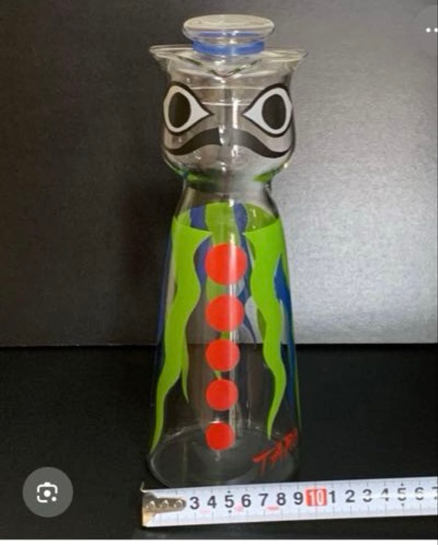 【激レア、完品】岡本太郎　水差し男爵　ガラス製ピッチャー