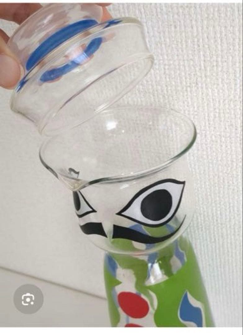 【激レア、完品】岡本太郎　水差し男爵　ガラス製ピッチャー