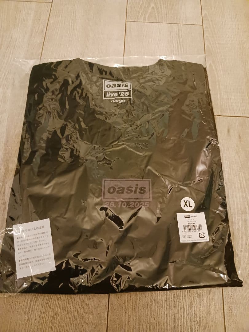 oasis live '25 Tシャツ TOKYO 1026 XLサイズ