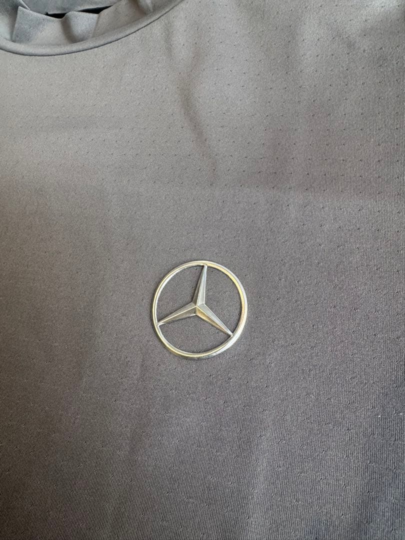 【新品】タイトリスト メルセデスベンツ モックネック シャツ グレー 【M】