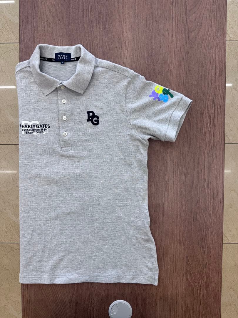 PEARLY GATES ポロシャツ グレー 4【中古】