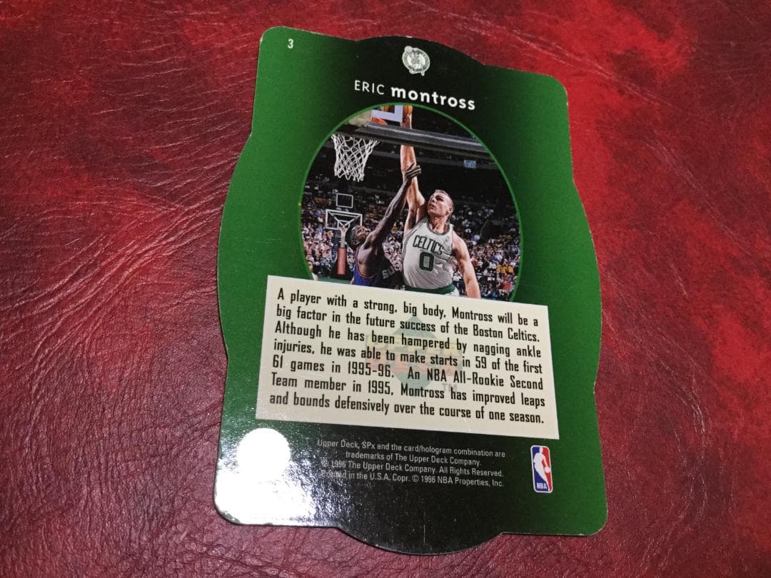 ERIC montross　NBA　プロバスケットボール　トレーディングカード