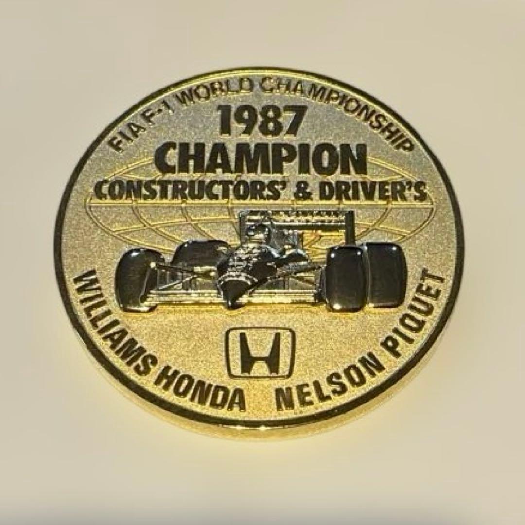1987 F1CHAMPIONメダル