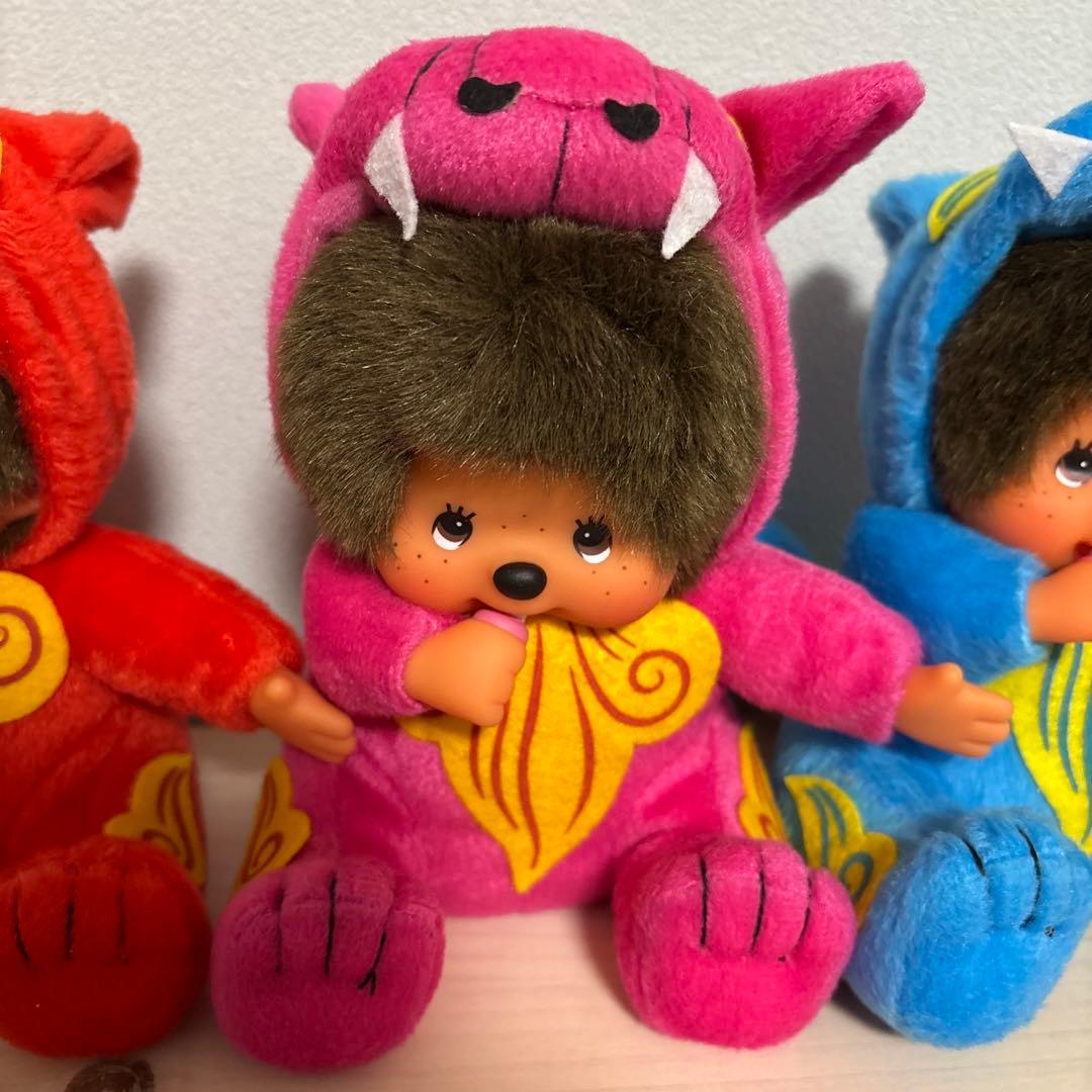 沖縄限定　シーサ　モンチッチ 3体セット