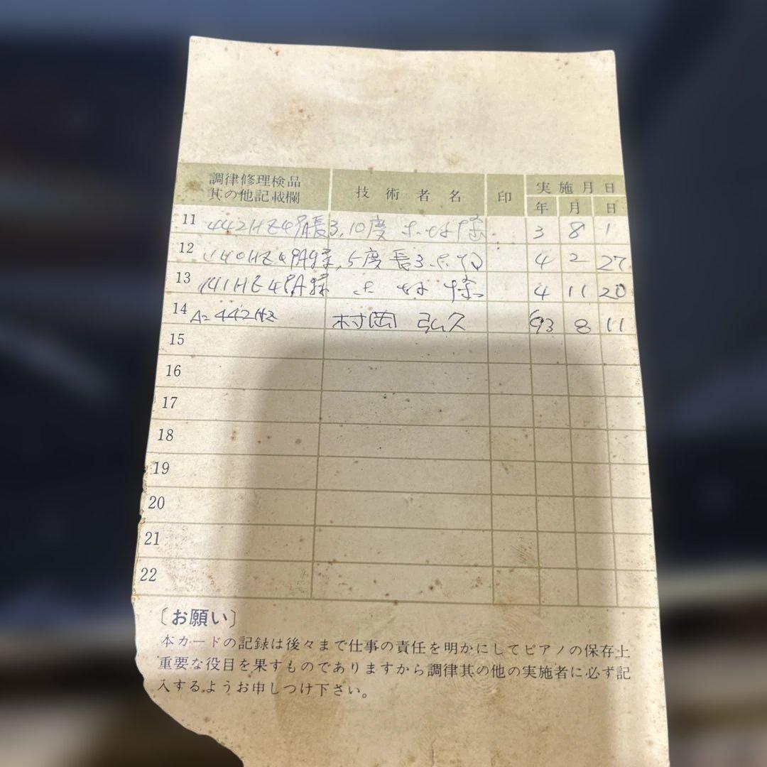 ESP6338【東京23区神奈川軒先車上渡し無料】 ヤマハ U1 3本ペダル