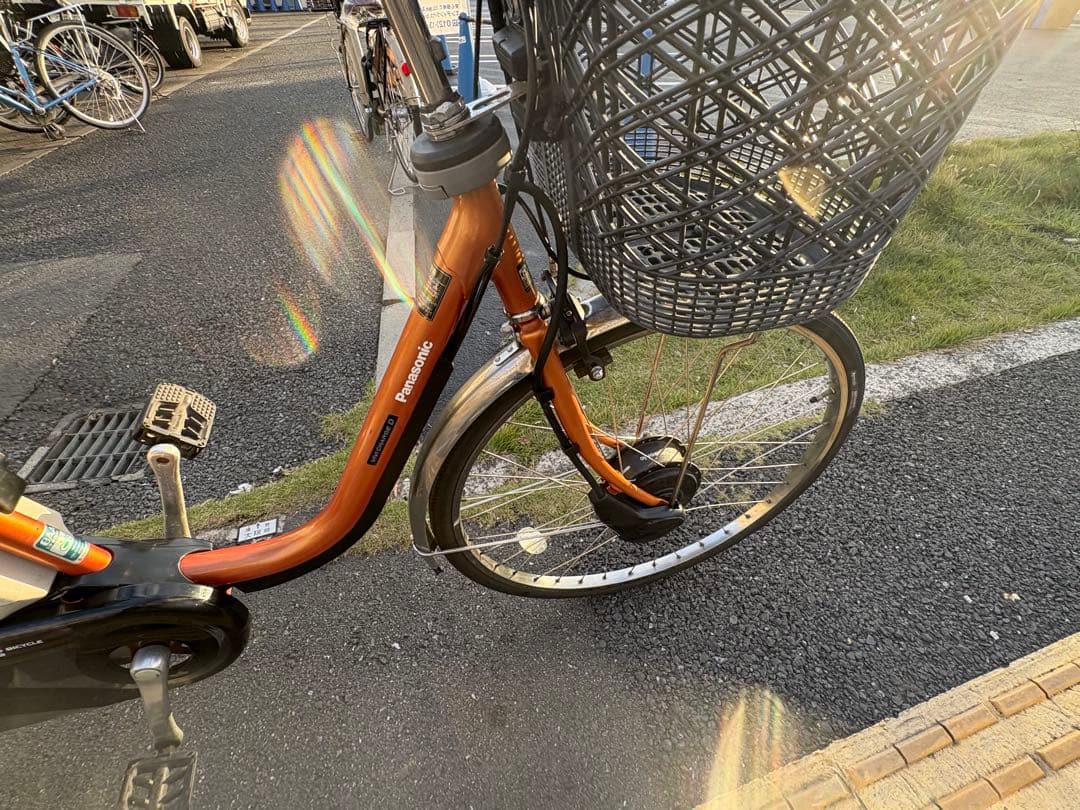 中古Panasonic電動アシスト自転車　13.2Ah3点灯　大阪