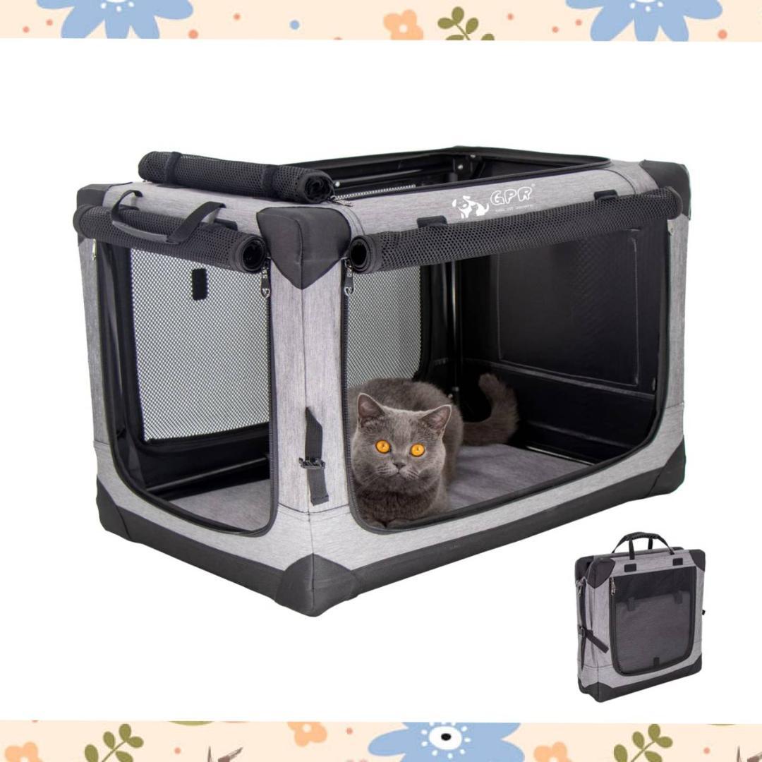 4面メッシュ ケージ カバー取り外せる ペットハウス ペットキャリー