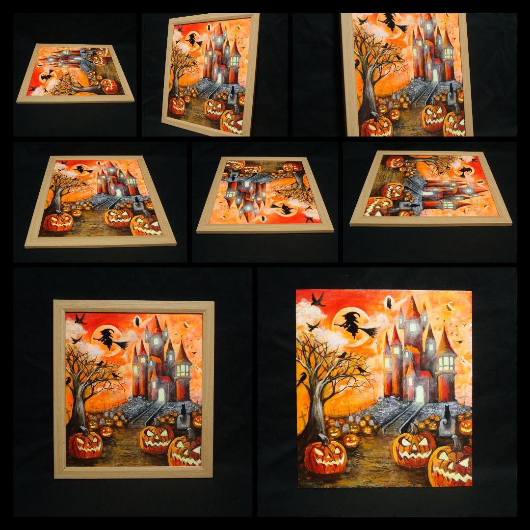 油絵 油彩 油彩画 絵 絵画 絵【ハロウィン】
