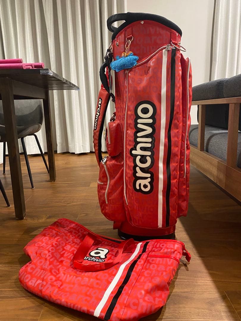 archivio キャディバッグとボストンバック2点セット