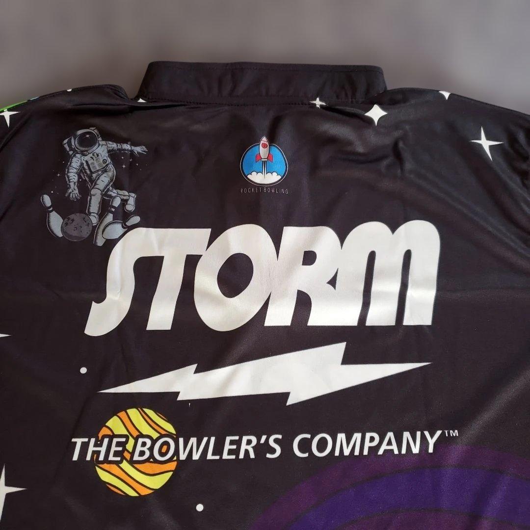✨新品✨ボウリングウェア　【3XL】　STORM　　ブラック　カラフル