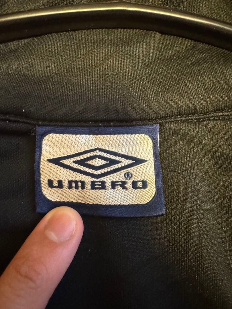 UMBRO ジップアップジャケット 黒