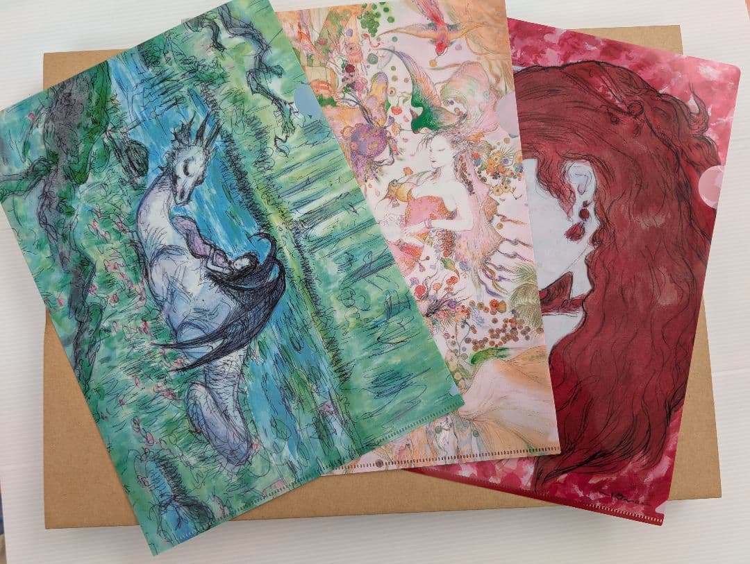 天野喜孝 アクリルプレート 街 クリアファイル ティナ