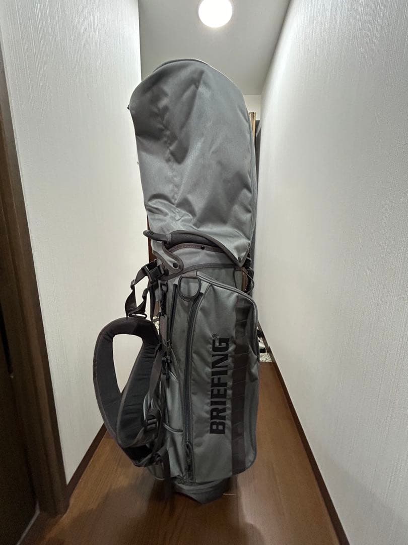 ブリーフィング ゴルフ　キャディバッグ デニムグレー/カートトートバッグ